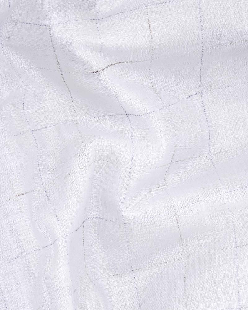 Bright White windowpane Luxurious Linen Kurta Shirt 6035-KS-38, 6035-KS-H-38, 6035-KS-39, 6035-KS-H-39, 6035-KS-40, 6035-KS-H-40, 6035-KS-42, 6035-KS-H-42, 6035-KS-44, 6035-KS-H-44, 6035-KS-46, 6035-KS-H-46, 6035-KS-48, 6035-KS-H-48, 6035-KS-50, 6035-KS-H-50, 6035-KS-52, 6035-KS-H-52