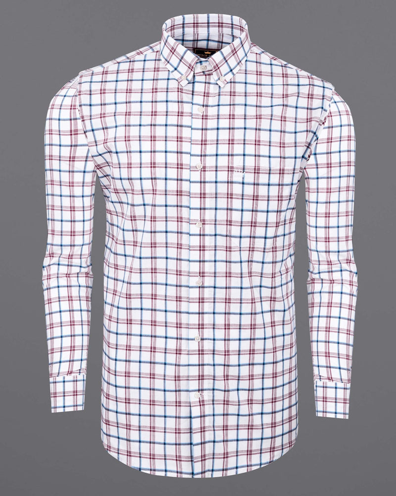 Bright White Plaid Premium Cotton Shirt 6047-BD-38, 6047-BD-H-38, 6047-BD-39, 6047-BD-H-39, 6047-BD-40, 6047-BD-H-40, 6047-BD-42, 6047-BD-H-42, 6047-BD-44, 6047-BD-H-44, 6047-BD-46, 6047-BD-H-46, 6047-BD-48, 6047-BD-H-48, 6047-BD-50, 6047-BD-H-50, 6047-BD-52, 6047-BD-H-52