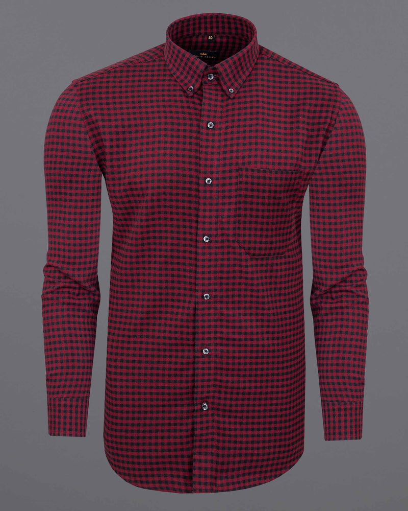 Claret Red Checkered Premium Cotton Flannel Shirt 6049-BD-BLK-38, 6049-BD-BLK-H-38, 6049-BD-BLK-39, 6049-BD-BLK-H-39, 6049-BD-BLK-40, 6049-BD-BLK-H-40, 6049-BD-BLK-42, 6049-BD-BLK-H-42, 6049-BD-BLK-44, 6049-BD-BLK-H-44, 6049-BD-BLK-46, 6049-BD-BLK-H-46, 6049-BD-BLK-48, 6049-BD-BLK-H-48, 6049-BD-BLK-50, 6049-BD-BLK-H-50, 6049-BD-BLK-52, 6049-BD-BLK-H-52