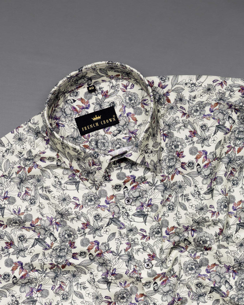 Narvik Floral Printed Super Soft Premium Cotton Shirt 6054-BLK-38, 6054-BLK-H-38, 6054-BLK-39, 6054-BLK-H-39, 6054-BLK-40, 6054-BLK-H-40, 6054-BLK-42, 6054-BLK-H-42, 6054-BLK-44, 6054-BLK-H-44, 6054-BLK-46, 6054-BLK-H-46, 6054-BLK-48, 6054-BLK-H-48, 6054-BLK-50, 6054-BLK-H-50, 6054-BLK-52, 6054-BLK-H-52