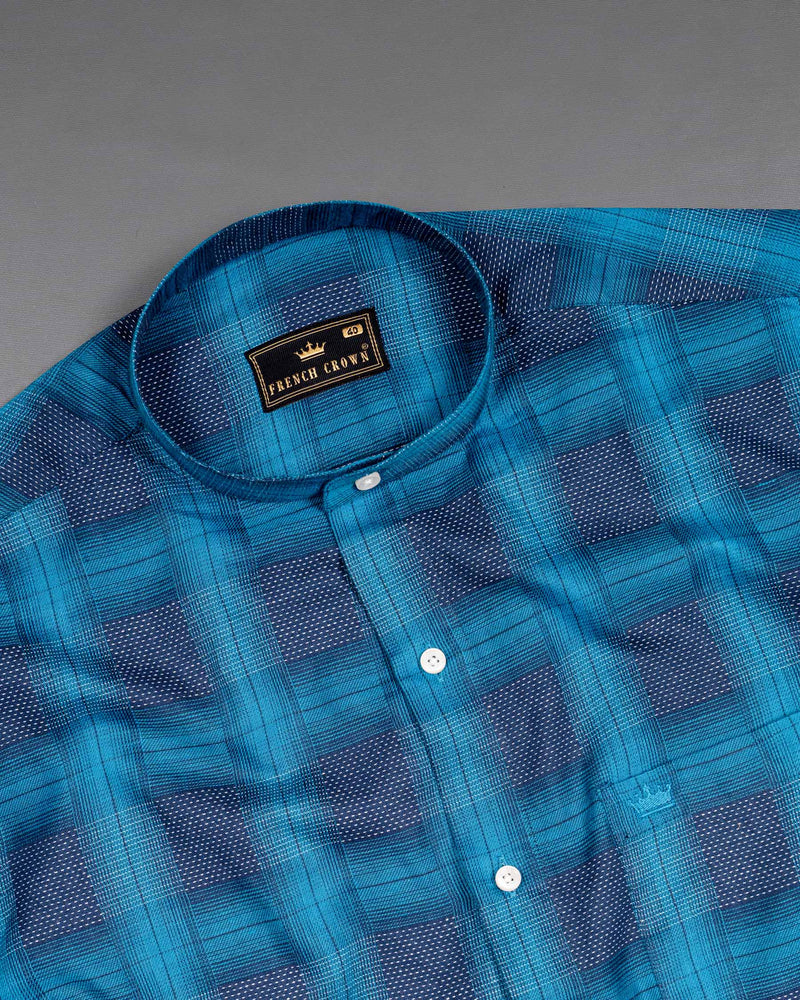 Cerulean Blue Windowpane Dobby Premium Giza Cotton Shirt 6112-M-38, 6112-M-H-38, 6112-M-39, 6112-M-H-39, 6112-M-40, 6112-M-H-40, 6112-M-42, 6112-M-H-42, 6112-M-44, 6112-M-H-44, 6112-M-46, 6112-M-H-46, 6112-M-48, 6112-M-H-48, 6112-M-50, 6112-M-H-50, 6112-M-52, 6112-M-H-52