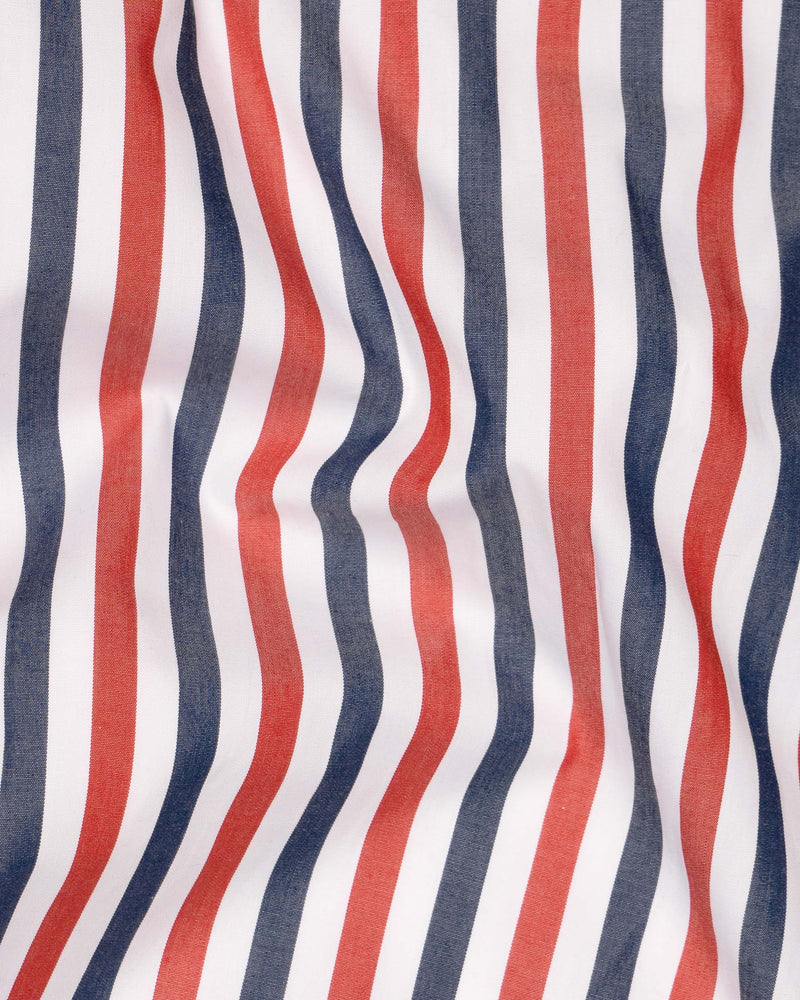 Bright White with Red and Blue Striped Premium Cotton Shirt 6120-M-38, 6120-M-H-38, 6120-M-39, 6120-M-H-39, 6120-M-40, 6120-M-H-40, 6120-M-42, 6120-M-H-42, 6120-M-44, 6120-M-H-44, 6120-M-46, 6120-M-H-46, 6120-M-48, 6120-M-H-48, 6120-M-50, 6120-M-H-50, 6120-M-52, 6120-M-H-52