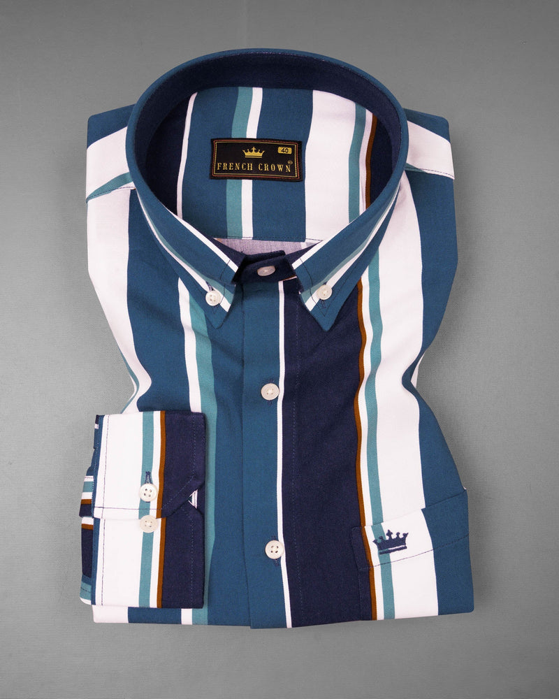 Glacier Blue and Steel Gray Striped Premium Tencel Shirt 6141-BD-38, 6141-BD-H-38, 6141-BD-39, 6141-BD-H-39, 6141-BD-40, 6141-BD-H-40, 6141-BD-42, 6141-BD-H-42, 6141-BD-44, 6141-BD-H-44, 6141-BD-46, 6141-BD-H-46, 6141-BD-48, 6141-BD-H-48, 6141-BD-50, 6141-BD-H-50, 6141-BD-52, 6141-BD-H-52