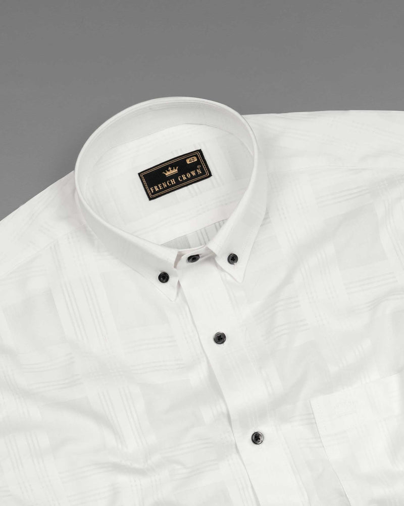 Bright White Dobby Textured Premium Giza Cotton Shirt 6156-BD-BLK-38, 6156-BD-BLK-H-38, 6156-BD-BLK-39, 6156-BD-BLK-H-39, 6156-BD-BLK-40, 6156-BD-BLK-H-40, 6156-BD-BLK-42, 6156-BD-BLK-H-42, 6156-BD-BLK-44, 6156-BD-BLK-H-44, 6156-BD-BLK-46, 6156-BD-BLK-H-46, 6156-BD-BLK-48, 6156-BD-BLK-H-48, 6156-BD-BLK-50, 6156-BD-BLK-H-50, 6156-BD-BLK-52, 6156-BD-BLK-H-52