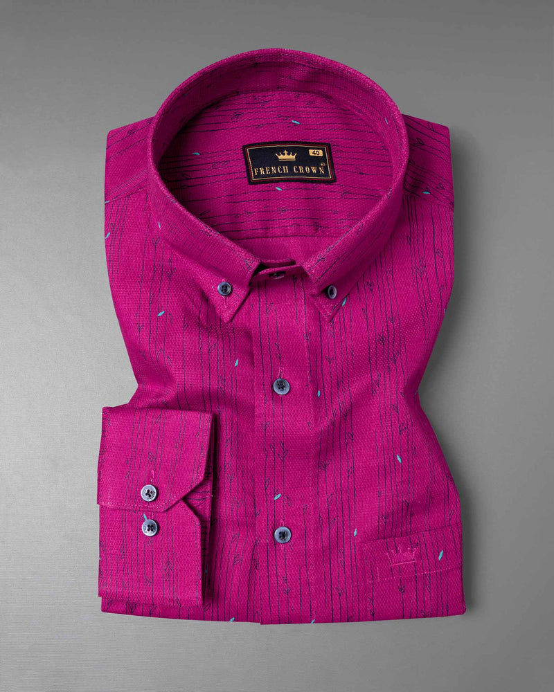 Hot pink Striped and printed Dobby Textured Premium Giza Cotton Shirt 6161-BD-BLE-38, 6161-BD-BLE-H-38, 6161-BD-BLE-39, 6161-BD-BLE-H-39, 6161-BD-BLE-40, 6161-BD-BLE-H-40, 6161-BD-BLE-42, 6161-BD-BLE-H-42, 6161-BD-BLE-44, 6161-BD-BLE-H-44, 6161-BD-BLE-46, 6161-BD-BLE-H-46, 6161-BD-BLE-48, 6161-BD-BLE-H-48, 6161-BD-BLE-50, 6161-BD-BLE-H-50, 6161-BD-BLE-52, 6161-BD-BLE-H-52