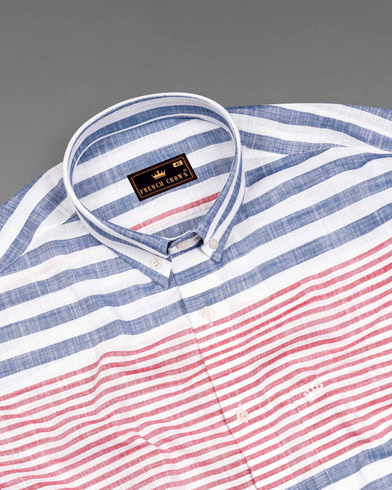 Bright White Multicolor Striped Luxurious Linen Shirt 6165-BD-38, 6165-BD-H-38, 6165-BD-39, 6165-BD-H-39, 6165-BD-40, 6165-BD-H-40, 6165-BD-42, 6165-BD-H-42, 6165-BD-44, 6165-BD-H-44, 6165-BD-46, 6165-BD-H-46, 6165-BD-48, 6165-BD-H-48, 6165-BD-50, 6165-BD-H-50, 6165-BD-52, 6165-BD-H-52