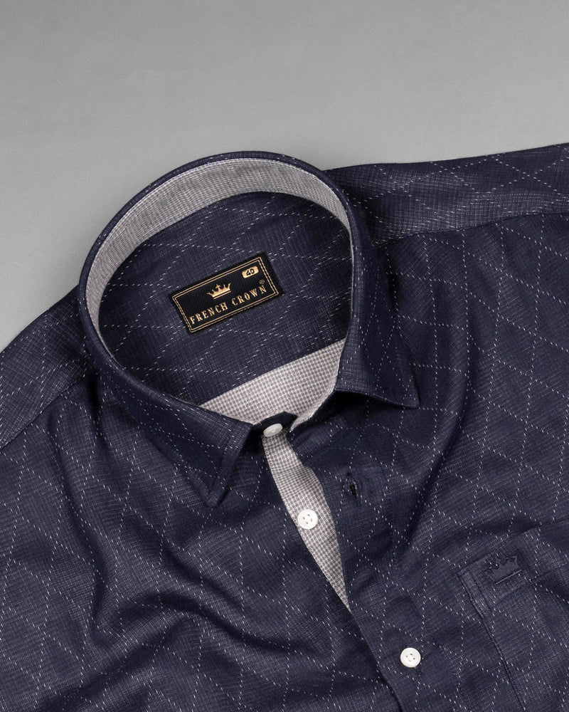 Tuna Blue Twill Textured Double Cloth Premium Cotton Shirt 6183-CLOTH-P-38, 6183-CLOTH-P-H-38, 6183-CLOTH-P-39, 6183-CLOTH-P-H-39, 6183-CLOTH-P-40, 6183-CLOTH-P-H-40, 6183-CLOTH-P-42, 6183-CLOTH-P-H-42, 6183-CLOTH-P-44, 6183-CLOTH-P-H-44, 6183-CLOTH-P-46, 6183-CLOTH-P-H-46, 6183-CLOTH-P-48, 6183-CLOTH-P-H-48, 6183-CLOTH-P-50, 6183-CLOTH-P-H-50, 6183-CLOTH-P-52, 6183-CLOTH-P-H-52