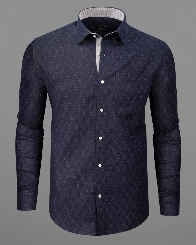 Tuna Blue Twill Textured Double Cloth Premium Cotton Shirt 6183-CLOTH-P-38, 6183-CLOTH-P-H-38, 6183-CLOTH-P-39, 6183-CLOTH-P-H-39, 6183-CLOTH-P-40, 6183-CLOTH-P-H-40, 6183-CLOTH-P-42, 6183-CLOTH-P-H-42, 6183-CLOTH-P-44, 6183-CLOTH-P-H-44, 6183-CLOTH-P-46, 6183-CLOTH-P-H-46, 6183-CLOTH-P-48, 6183-CLOTH-P-H-48, 6183-CLOTH-P-50, 6183-CLOTH-P-H-50, 6183-CLOTH-P-52, 6183-CLOTH-P-H-52