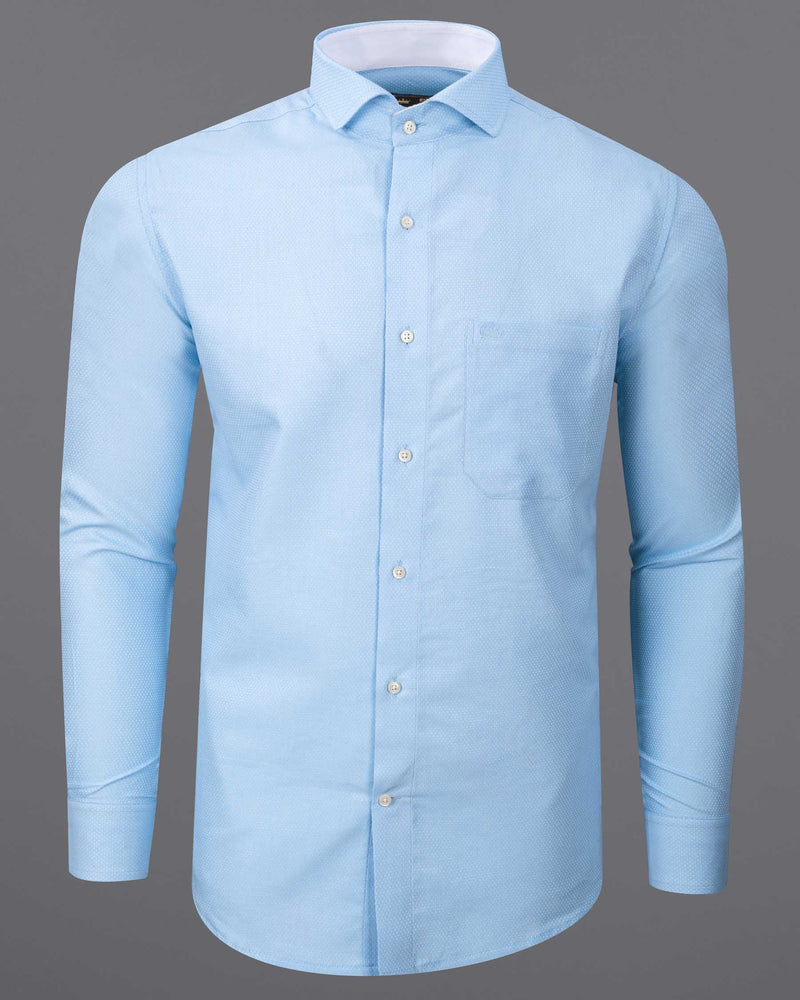 Blizzard Blue Dobby Textured Premium Giza Cotton Shirt 6188-CA-CP-38, 6188-CA-CP-H-38, 6188-CA-CP-39, 6188-CA-CP-H-39, 6188-CA-CP-40, 6188-CA-CP-H-40, 6188-CA-CP-42, 6188-CA-CP-H-42, 6188-CA-CP-44, 6188-CA-CP-H-44, 6188-CA-CP-46, 6188-CA-CP-H-46, 6188-CA-CP-48, 6188-CA-CP-H-48, 6188-CA-CP-50, 6188-CA-CP-H-50, 6188-CA-CP-52, 6188-CA-CP-H-52