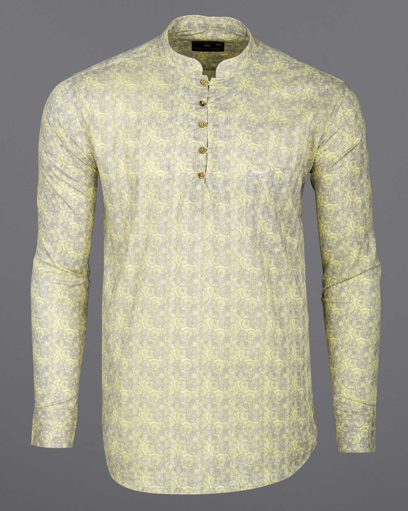 Pale Goldenrod Bicycle Printed Dobby Premium Cotton Kurta Shirt 6213-KS-38, 6213-KS-H-38, 6213-KS-39, 6213-KS-H-39, 6213-KS-40, 6213-KS-H-40, 6213-KS-42, 6213-KS-H-42, 6213-KS-44, 6213-KS-H-44, 6213-KS-46, 6213-KS-H-46, 6213-KS-48, 6213-KS-H-48, 6213-KS-50, 6213-KS-H-50, 6213-KS-52, 6213-KS-H-52