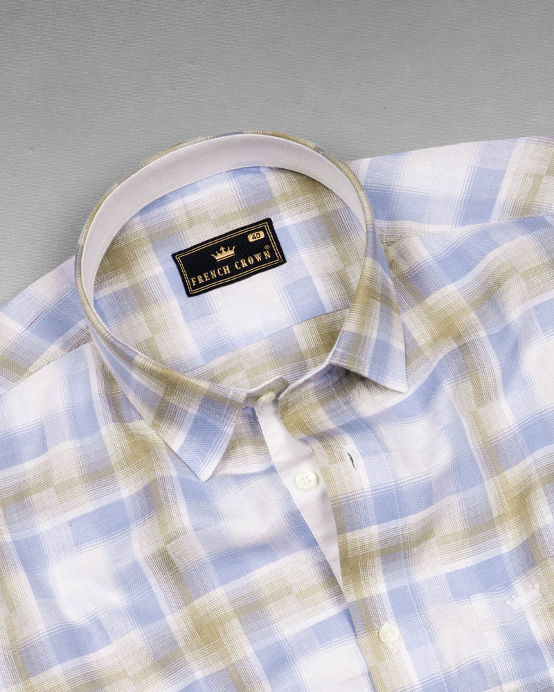 Bright White with sky Blue and Malta Brown Twill Plaid Premium Cotton Shirt 6219-CLOTH-P-38, 6219-CLOTH-P-H-38, 6219-CLOTH-P-39, 6219-CLOTH-P-H-39, 6219-CLOTH-P-40, 6219-CLOTH-P-H-40, 6219-CLOTH-P-42, 6219-CLOTH-P-H-42, 6219-CLOTH-P-44, 6219-CLOTH-P-H-44, 6219-CLOTH-P-46, 6219-CLOTH-P-H-46, 6219-CLOTH-P-48, 6219-CLOTH-P-H-48, 6219-CLOTH-P-50, 6219-CLOTH-P-H-50, 6219-CLOTH-P-52, 6219-CLOTH-P-H-52