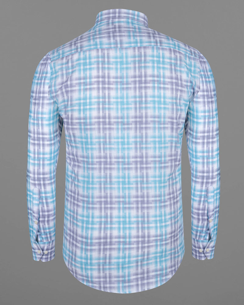 Manatee Gray with Glacier Blue Twill Plaid Premium Cotton Shirt 6224-BD-38, 6224-BD-H-38, 6224-BD-39, 6224-BD-H-39, 6224-BD-40, 6224-BD-H-40, 6224-BD-42, 6224-BD-H-42, 6224-BD-44, 6224-BD-H-44, 6224-BD-46, 6224-BD-H-46, 6224-BD-48, 6224-BD-H-48, 6224-BD-50, 6224-BD-H-50, 6224-BD-52, 6224-BD-H-52