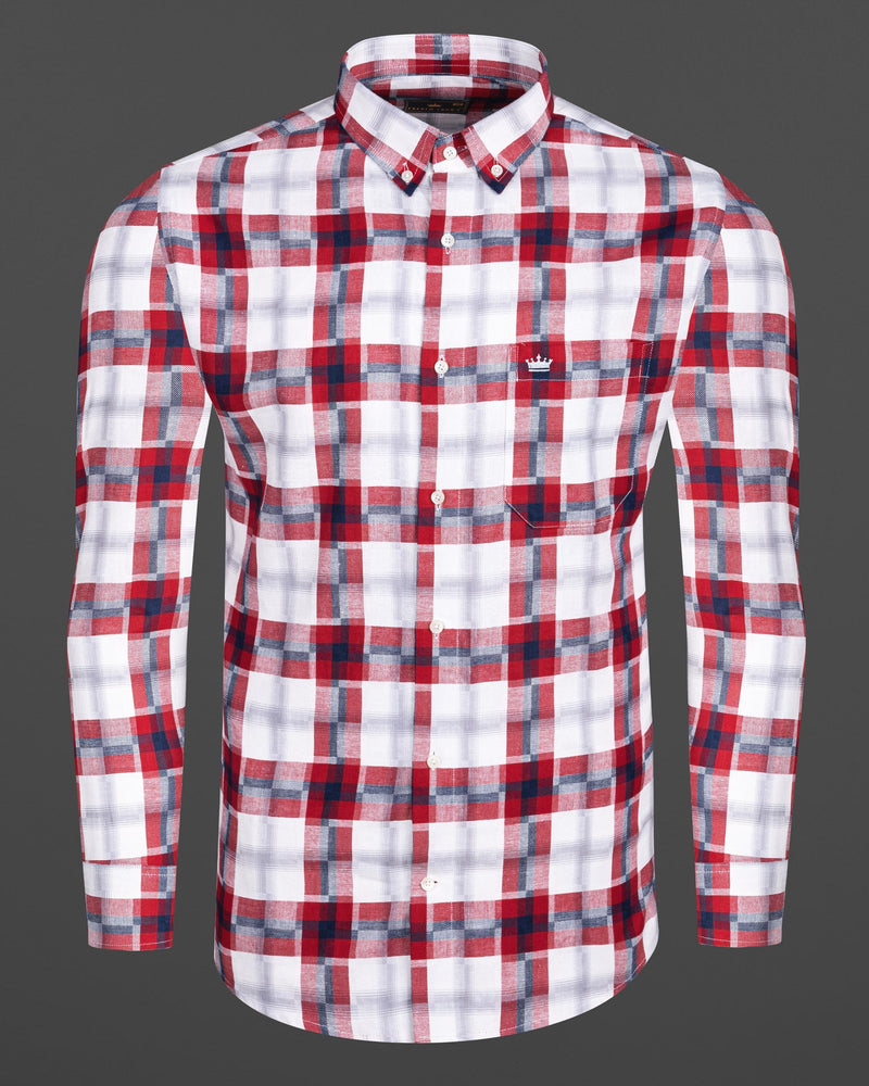 Bright White and Shiraz Rust Twill Plaid Premium Cotton Shirt 6242-BD-38, 6242-BD-H-38, 6242-BD-39, 6242-BD-H-39, 6242-BD-40, 6242-BD-H-40, 6242-BD-42, 6242-BD-H-42, 6242-BD-44, 6242-BD-H-44, 6242-BD-46, 6242-BD-H-46, 6242-BD-48, 6242-BD-H-48, 6242-BD-50, 6242-BD-H-50, 6242-BD-52, 6242-BD-H-52