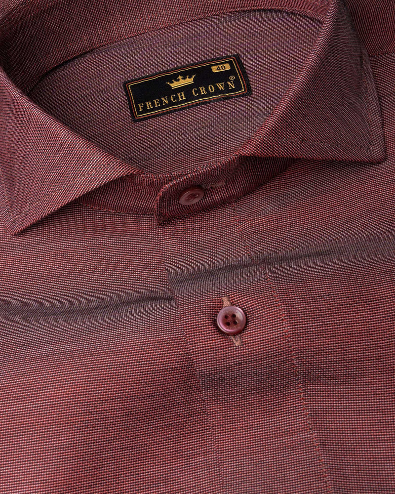 Tosca Rust Dobby Textured Premium Giza Cotton Shirt 6259-CA-MN-38, 6259-CA-MN-H-38, 6259-CA-MN-39, 6259-CA-MN-H-39, 6259-CA-MN-40, 6259-CA-MN-H-40, 6259-CA-MN-42, 6259-CA-MN-H-42, 6259-CA-MN-44, 6259-CA-MN-H-44, 6259-CA-MN-46, 6259-CA-MN-H-46, 6259-CA-MN-48, 6259-CA-MN-H-48, 6259-CA-MN-50, 6259-CA-MN-H-50, 6259-CA-MN-52, 6259-CA-MN-H-52