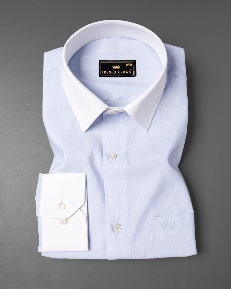 Mischka Gray with White Collar Premium Cotton Shirt 6280-WCC-38, 6280-WCC-H-38, 6280-WCC-39, 6280-WCC-H-39, 6280-WCC-40, 6280-WCC-H-40, 6280-WCC-42, 6280-WCC-H-42, 6280-WCC-44, 6280-WCC-H-44, 6280-WCC-46, 6280-WCC-H-46, 6280-WCC-48, 6280-WCC-H-48, 6280-WCC-50, 6280-WCC-H-50, 6280-WCC-52, 6280-WCC-H-52