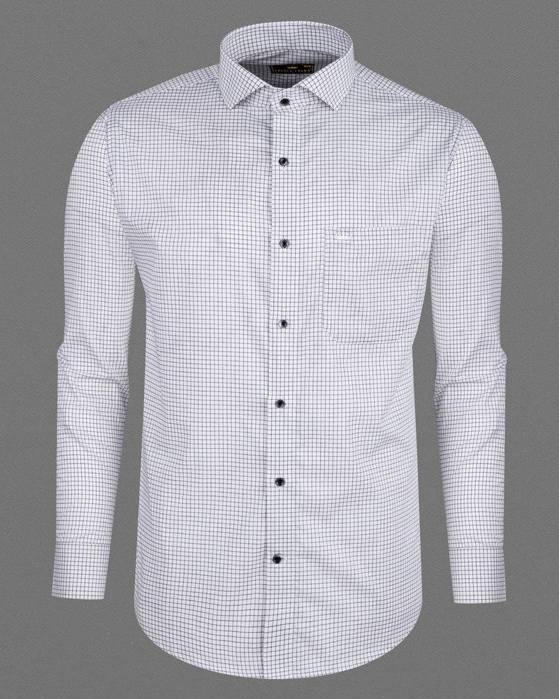 Bright White Checkered Premium Cotton Shirt 6318-CA-BLK-38, 6318-CA-BLK-H-38, 6318-CA-BLK-39, 6318-CA-BLK-H-39, 6318-CA-BLK-40, 6318-CA-BLK-H-40, 6318-CA-BLK-42, 6318-CA-BLK-H-42, 6318-CA-BLK-44, 6318-CA-BLK-H-44, 6318-CA-BLK-46, 6318-CA-BLK-H-46, 6318-CA-BLK-48, 6318-CA-BLK-H-48, 6318-CA-BLK-50, 6318-CA-BLK-H-50, 6318-CA-BLK-52, 6318-CA-BLK-H-52