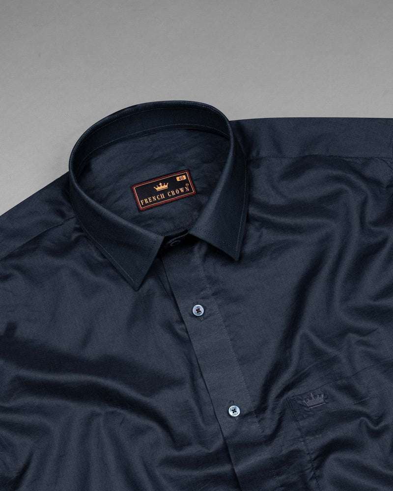 Licorice Blue Premium Cotton Shirt 6322-BLE-38, 6322-BLE-H-38, 6322-BLE-39, 6322-BLE-H-39,  6322-BLE-40, 6322-BLE-H-40,  6322-BLE-42,  6322-BLE-H-42,  6322-BLE-44,  6322-BLE-H-44,  6322-BLE-46,  6322-BLE-H-46,  6322-BLE-48,  6322-BLE-H-48,  6322-BLE-50,  6322-BLE-H-50,  6322-BLE-52,  6322-BLE-H-52