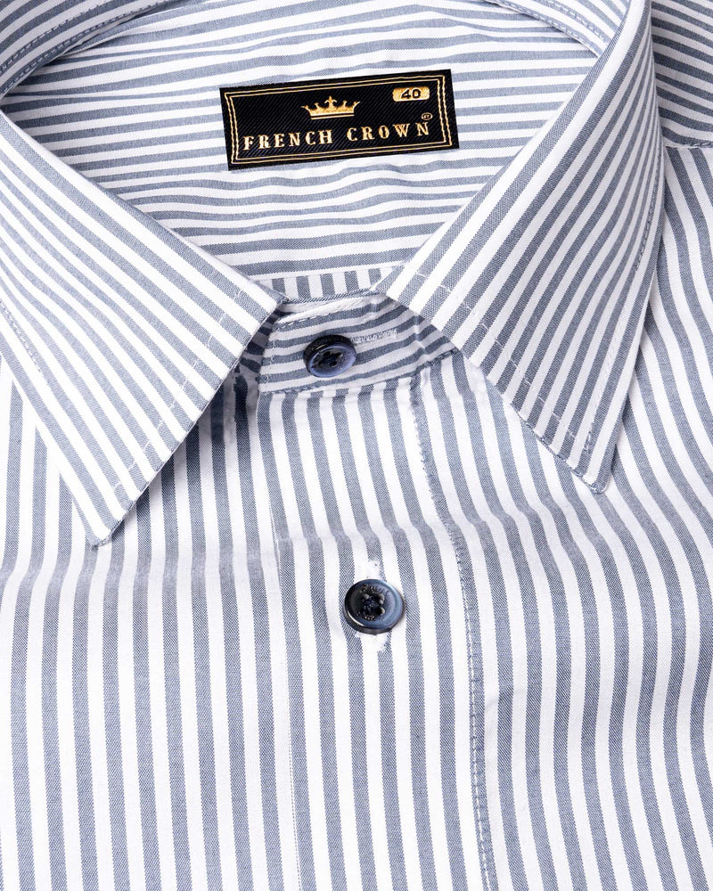 Bright White and Snuff Blue Striped Premium Cotton Shirt 6326-BLE-38, 6326-BLE-H-38, 6326-BLE-39, 6326-BLE-H-39, 6326-BLE-40, 6326-BLE-H-40, 6326-BLE-42, 6326-BLE-H-42, 6326-BLE-44, 6326-BLE-H-44, 6326-BLE-46, 6326-BLE-H-46, 6326-BLE-48, 6326-BLE-H-48, 6326-BLE-50, 6326-BLE-H-50, 6326-BLE-52, 6326-BLE-H-52