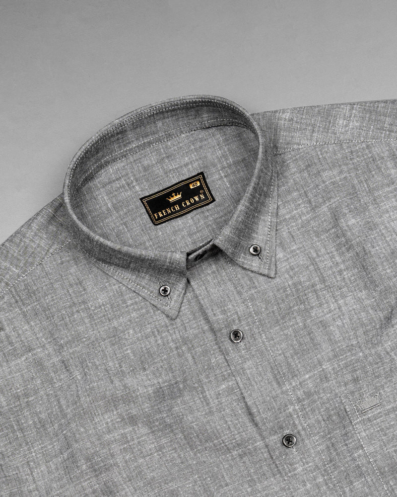 Spun Pearl Gray Royal Oxford Shirt