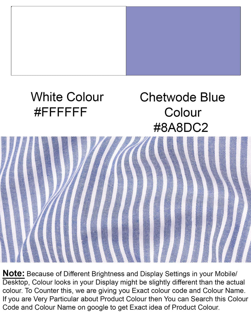 Chetwode Blue with White Striped Royal Oxford Shirt 6345-CP-38,6345-CP-H-38,6345-CP-39,6345-CP-H-39,6345-CP-40,6345-CP-H-40,6345-CP-42,6345-CP-H-42,6345-CP-44,6345-CP-H-44,6345-CP-46,6345-CP-H-46,6345-CP-48,6345-CP-H-48,6345-CP-50,6345-CP-H-50,6345-CP-52,6345-CP-H-52