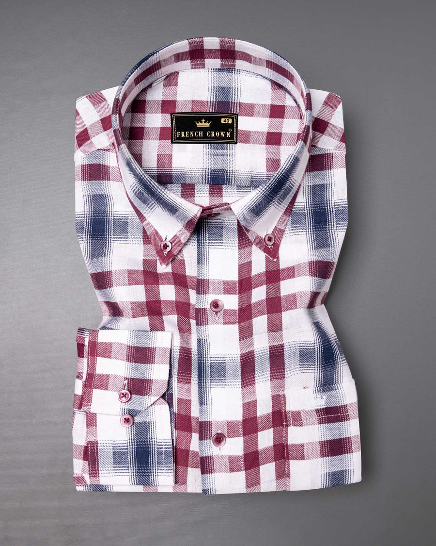 Bright White with Logan Gray and Scarlett Red Twill Plaid Premium Cotton Shirt 6358-BD-MN-38,6358-BD-MN-H-38,6358-BD-MN-39,6358-BD-MN-H-39,6358-BD-MN-40,6358-BD-MN-H-40,6358-BD-MN-42,6358-BD-MN-H-42,6358-BD-MN-44,6358-BD-MN-H-44,6358-BD-MN-46,6358-BD-MN-H-46,6358-BD-MN-48,6358-BD-MN-H-48,6358-BD-MN-50,6358-BD-MN-H-50,6358-BD-MN-52,6358-BD-MN-H-52