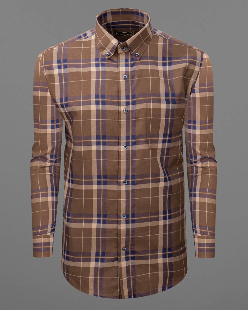 Dark Chestnut Brown Twill Plaid Premium Cotton Shirt 6360-BD-BLE-38,6360-BD-BLE-H-38,6360-BD-BLE-39,6360-BD-BLE-H-39,6360-BD-BLE-40,6360-BD-BLE-H-40,6360-BD-BLE-42,6360-BD-BLE-H-42,6360-BD-BLE-44,6360-BD-BLE-H-44,6360-BD-BLE-46,6360-BD-BLE-H-46,6360-BD-BLE-48,6360-BD-BLE-H-48,6360-BD-BLE-50,6360-BD-BLE-H-50,6360-BD-BLE-52,6360-BD-BLE-H-52