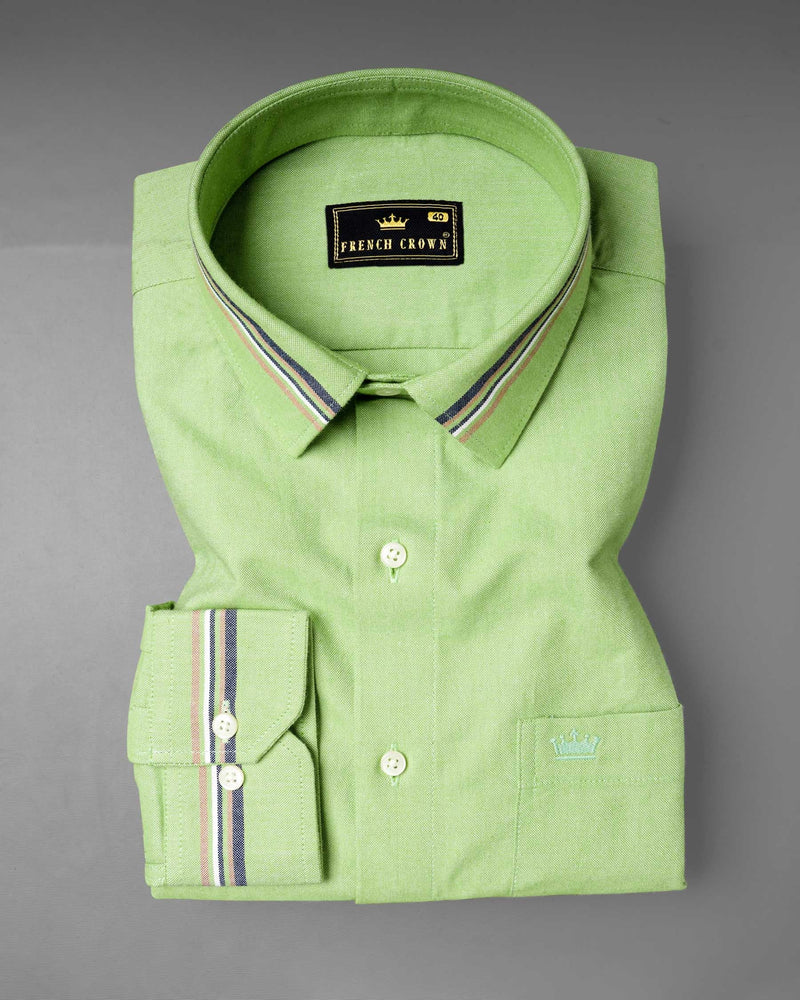 Snowy Mint Heavyweight Green Royal Oxford Shirt 6365-38,6365-H-38,6365-39,6365-H-39,6365-40,6365-H-40,6365-42,6365-H-42,6365-44,6365-H-44,6365-46,6365-H-46,6365-48,6365-H-48,6365-50,6365-H-50,6365-52,6365-H-52