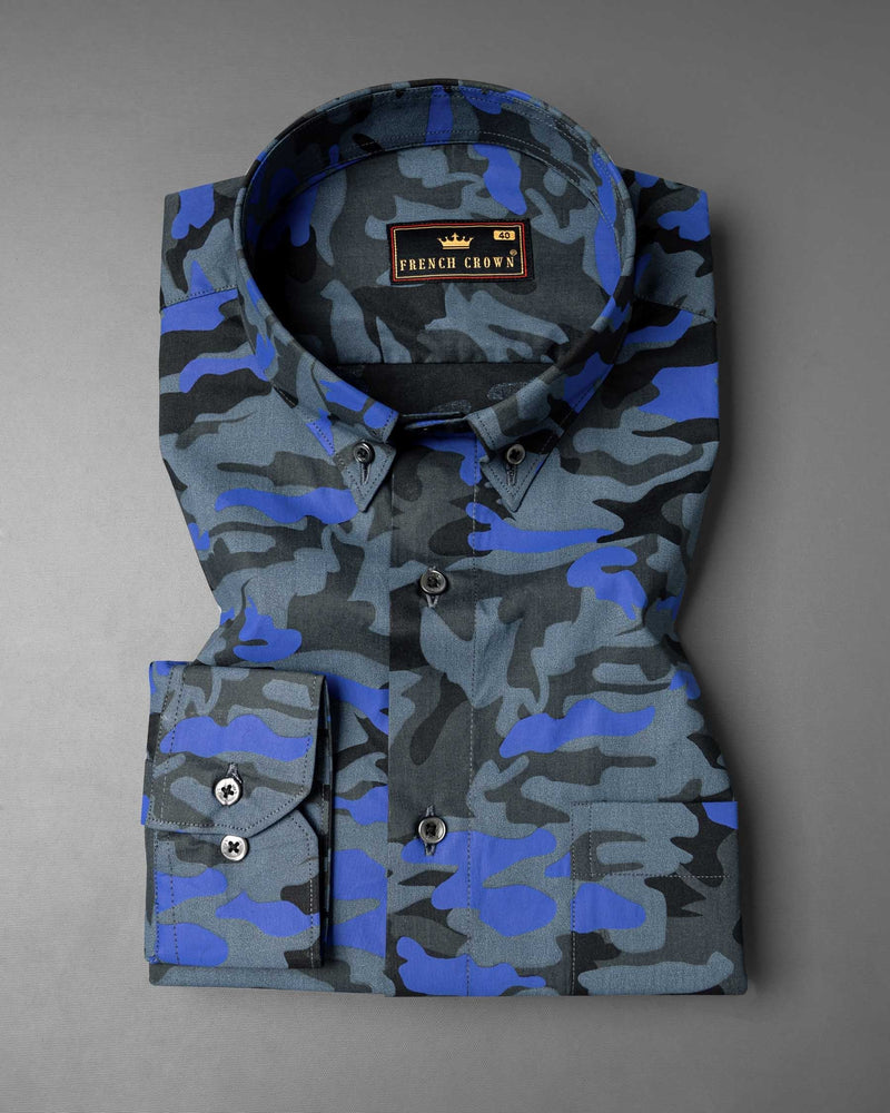 Indigo Blue with Cinder Camouflage Printed Royal Oxford Shirt 6369-BD-BLK-38,6369-BD-BLK-H-38,6369-BD-BLK-39,6369-BD-BLK-H-39,6369-BD-BLK-40,6369-BD-BLK-H-40,6369-BD-BLK-42,6369-BD-BLK-H-42,6369-BD-BLK-44,6369-BD-BLK-H-44,6369-BD-BLK-46,6369-BD-BLK-H-46,6369-BD-BLK-48,6369-BD-BLK-H-48,6369-BD-BLK-50,6369-BD-BLK-H-50,6369-BD-BLK-52,6369-BD-BLK-H-52