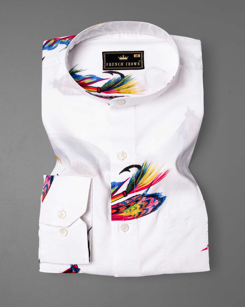 Bright White Printed Premium Tencel Shirt 6377-M-38,6377-M-H-38,6377-M-39,6377-M-H-39,6377-M-40,6377-M-H-40,6377-M-42,6377-M-H-42,6377-M-44,6377-M-H-44,6377-M-46,6377-M-H-46,6377-M-48,6377-M-H-48,6377-M-50,6377-M-H-50,6377-M-52,6377-M-H-52