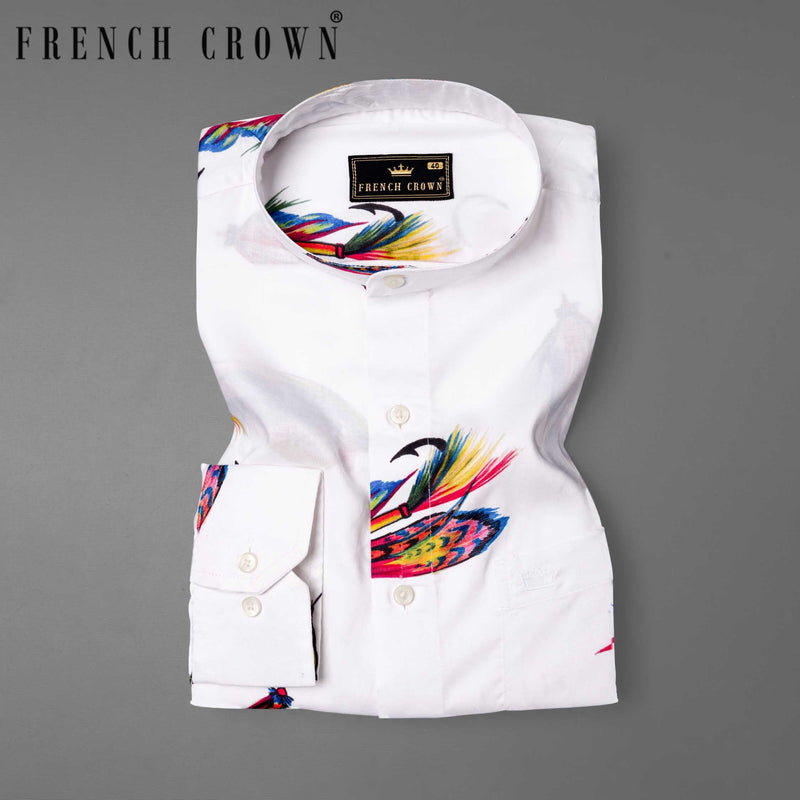 Bright White Printed Premium Tencel Shirt 6377-M-38,6377-M-H-38,6377-M-39,6377-M-H-39,6377-M-40,6377-M-H-40,6377-M-42,6377-M-H-42,6377-M-44,6377-M-H-44,6377-M-46,6377-M-H-46,6377-M-48,6377-M-H-48,6377-M-50,6377-M-H-50,6377-M-52,6377-M-H-52