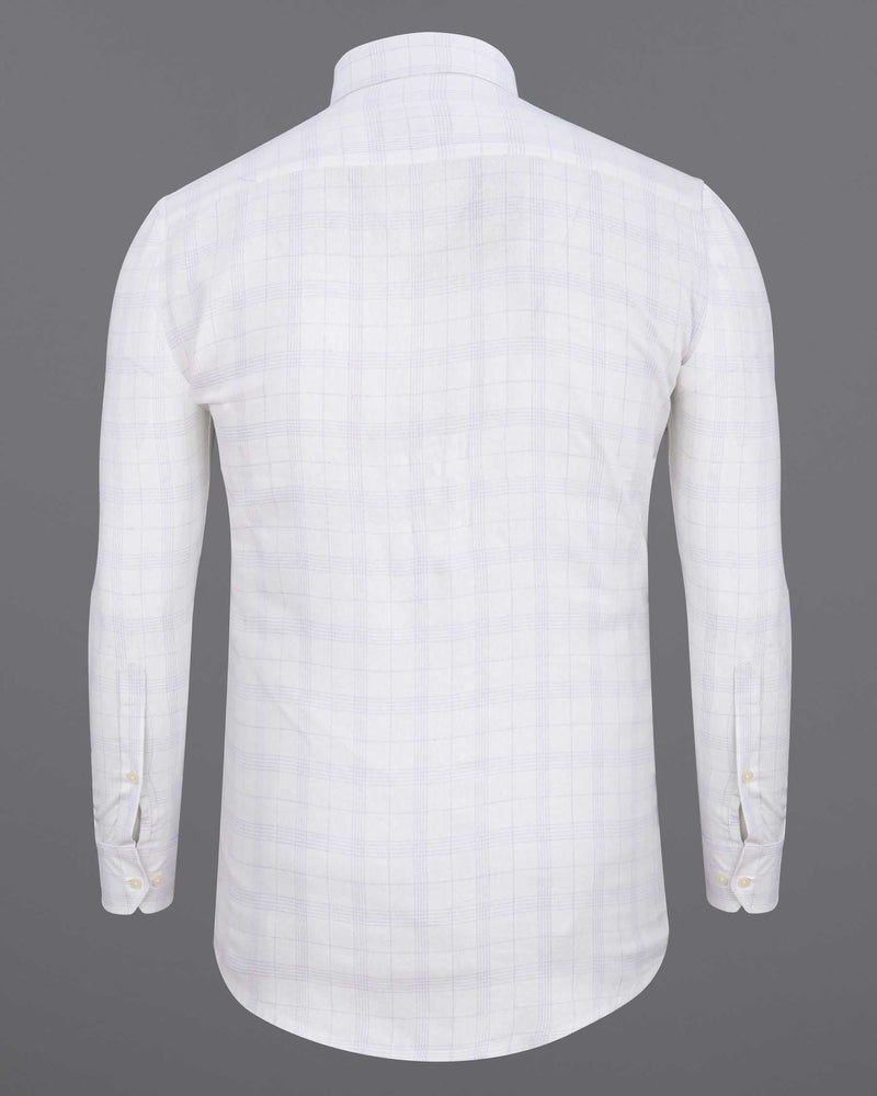 Bright White Twill Subtle Plaid Premium Cotton Shirt    6378-BD-38,6378-BD-H-38,6378-BD-39,6378-BD-H-39,6378-BD-40,6378-BD-H-40,6378-BD-42,6378-BD-H-42,6378-BD-44,6378-BD-H-44,6378-BD-46,6378-BD-H-46,6378-BD-48,6378-BD-H-48,6378-BD-50,6378-BD-H-50,6378-BD-52,6378-BD-H-52