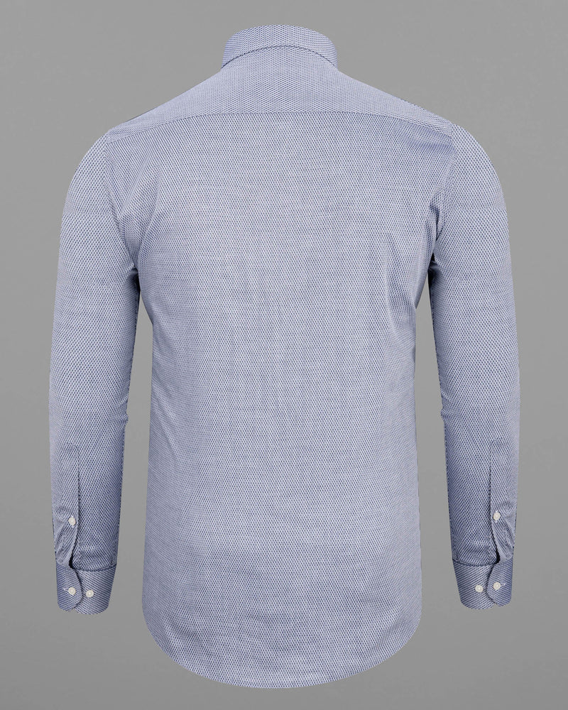 White and Cloud Burst Blue Royal Oxford Shirt