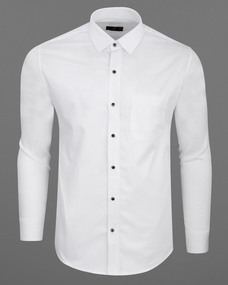 Bright White Dobby Textured Premium Giza Cotton Shirt  6436-BLK-38, 6436-BLK-H-38, 6436-BLK-39, 6436-BLK-H-39, 6436-BLK-40, 6436-BLK-H-40, 6436-BLK-42, 6436-BLK-H-42, 6436-BLK-44, 6436-BLK-H-44, 6436-BLK-46, 6436-BLK-H-46, 6436-BLK-48, 6436-BLK-H-48, 6436-BLK-50, 6436-BLK-H-50, 6436-BLK-52, 6436-BLK-H-52