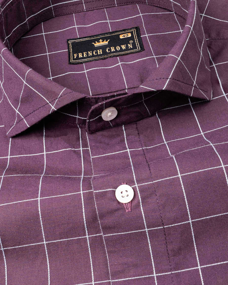 Wenge Windowpane Dobby Textured Premium Giza Cotton Shirt  6448-CA-38, 6448-CA-H-38, 6448-CA-39, 6448-CA-H-39, 6448-CA-40, 6448-CA-H-40, 6448-CA-42, 6448-CA-H-42, 6448-CA-44, 6448-CA-H-44, 6448-CA-46, 6448-CA-H-46, 6448-CA-48, 6448-CA-H-48, 6448-CA-50, 6448-CA-H-50, 6448-CA-52, 6448-CA-H-52