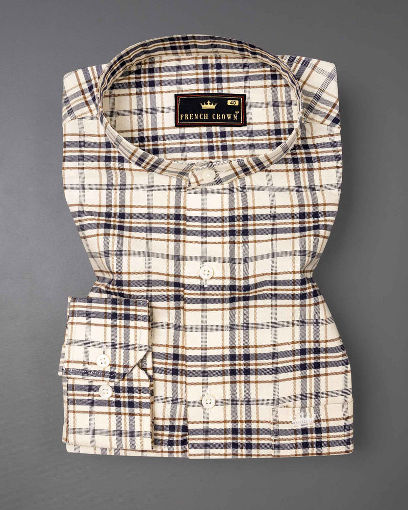 Dust Storm Beige Plaid Royal Oxford Shirt  6453-M-38, 6453-M-H-38, 6453-M-39, 6453-M-H-39, 6453-M-40, 6453-M-H-40, 6453-M-42, 6453-M-H-42, 6453-M-44, 6453-M-H-44, 6453-M-46, 6453-M-H-46, 6453-M-48, 6453-M-H-48, 6453-M-50, 6453-M-H-50, 6453-M-52, 6453-M-H-52