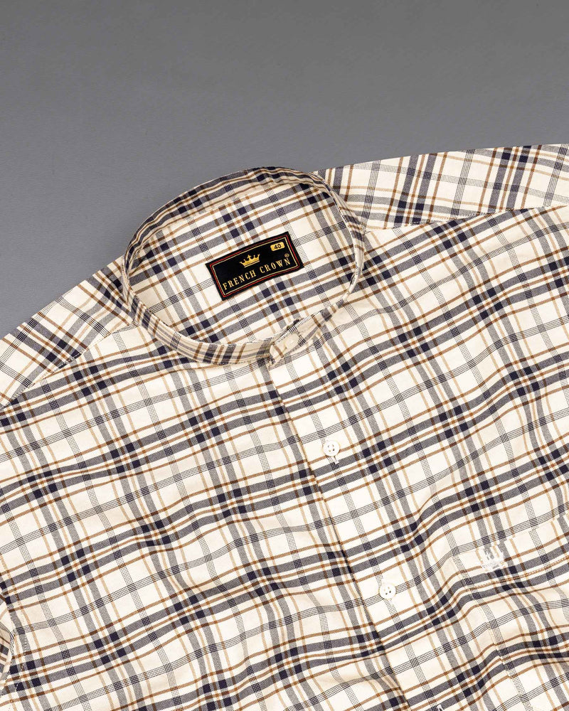 Dust Storm Beige Plaid Royal Oxford Shirt  6453-M-38, 6453-M-H-38, 6453-M-39, 6453-M-H-39, 6453-M-40, 6453-M-H-40, 6453-M-42, 6453-M-H-42, 6453-M-44, 6453-M-H-44, 6453-M-46, 6453-M-H-46, 6453-M-48, 6453-M-H-48, 6453-M-50, 6453-M-H-50, 6453-M-52, 6453-M-H-52