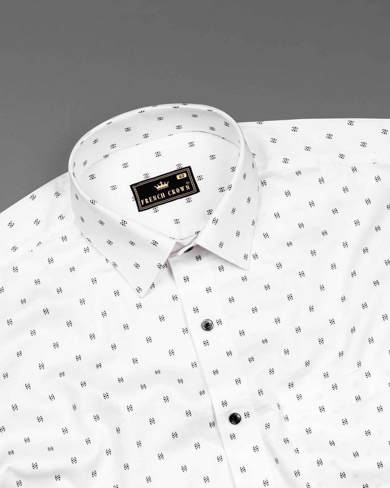 Bright White Printed Dobby Textured Premium Giza Cotton Shirt  6461-BLK-38, 6461-BLK-H-38, 6461-BLK-39, 6461-BLK-H-39, 6461-BLK-40, 6461-BLK-H-40, 6461-BLK-42, 6461-BLK-H-42, 6461-BLK-44, 6461-BLK-H-44, 6461-BLK-46, 6461-BLK-H-46, 6461-BLK-48, 6461-BLK-H-48, 6461-BLK-50, 6461-BLK-H-50, 6461-BLK-52, 6461-BLK-H-52