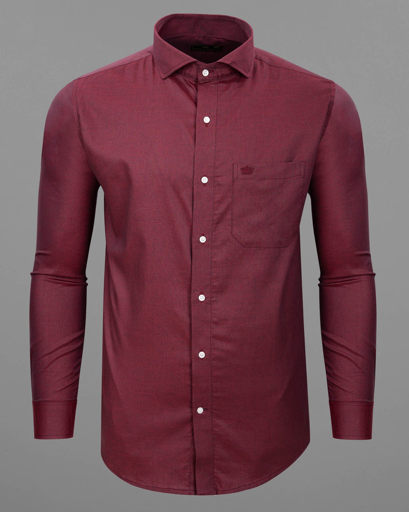 Cordovan Maroon Chambray Textured Shirt  6481-CA-38, 6481-CA-H-38, 6481-CA-39, 6481-CA-H-39, 6481-CA-40, 6481-CA-H-40, 6481-CA-42, 6481-CA-H-42, 6481-CA-44, 6481-CA-H-44, 6481-CA-46, 6481-CA-H-46, 6481-CA-48, 6481-CA-H-48, 6481-CA-50, 6481-CA-H-50, 6481-CA-52, 6481-CA-H-52