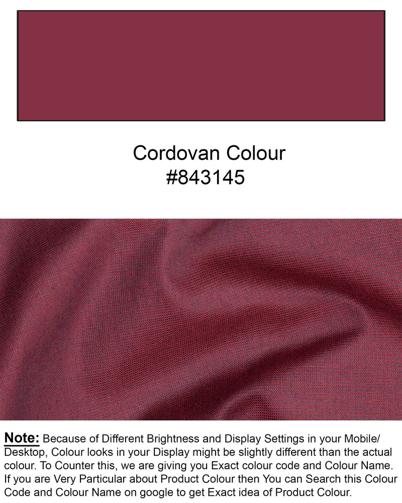 Cordovan Maroon Chambray Textured Shirt  6481-CA-38, 6481-CA-H-38, 6481-CA-39, 6481-CA-H-39, 6481-CA-40, 6481-CA-H-40, 6481-CA-42, 6481-CA-H-42, 6481-CA-44, 6481-CA-H-44, 6481-CA-46, 6481-CA-H-46, 6481-CA-48, 6481-CA-H-48, 6481-CA-50, 6481-CA-H-50, 6481-CA-52, 6481-CA-H-52