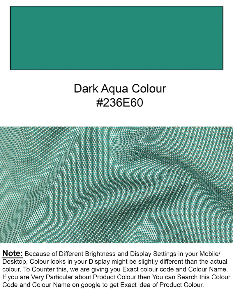 Dark Aqua Green Dobby Textured Premium Giza Cotton Shirt 6490-CA-38, 6490-CA-H-38, 6490-CA-39, 6490-CA-H-39, 6490-CA-40, 6490-CA-H-40, 6490-CA-42, 6490-CA-H-42, 6490-CA-44, 6490-CA-H-44, 6490-CA-46, 6490-CA-H-46, 6490-CA-48, 6490-CA-H-48, 6490-CA-50, 6490-CA-H-50, 6490-CA-52, 6490-CA-H-52