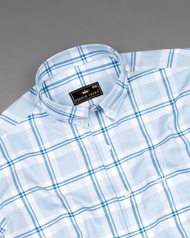 Periwinkle able Plaid Royal Oxford Shirt 6498-BD-38, 6498-BD-H-38, 6498-BD-39, 6498-BD-H-39, 6498-BD-40, 6498-BD-H-40, 6498-BD-42, 6498-BD-H-42, 6498-BD-44, 6498-BD-H-44, 6498-BD-46, 6498-BD-H-46, 6498-BD-48, 6498-BD-H-48, 6498-BD-50, 6498-BD-H-50, 6498-BD-52, 6498-BD-H-52