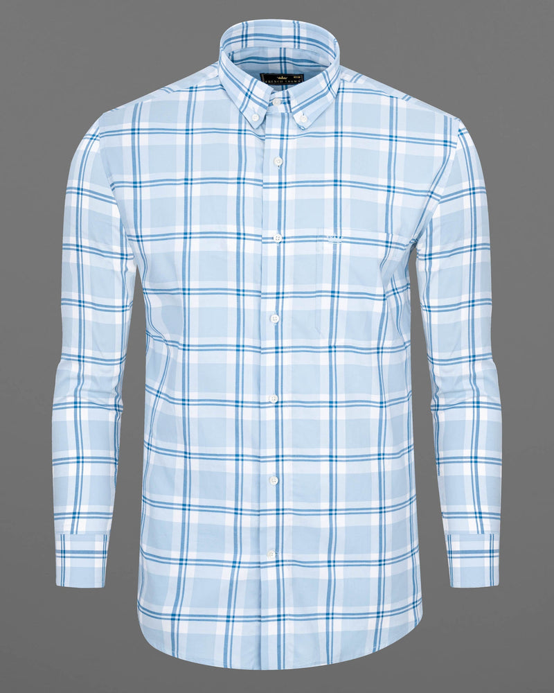 Periwinkle able Plaid Royal Oxford Shirt 6498-BD-38, 6498-BD-H-38, 6498-BD-39, 6498-BD-H-39, 6498-BD-40, 6498-BD-H-40, 6498-BD-42, 6498-BD-H-42, 6498-BD-44, 6498-BD-H-44, 6498-BD-46, 6498-BD-H-46, 6498-BD-48, 6498-BD-H-48, 6498-BD-50, 6498-BD-H-50, 6498-BD-52, 6498-BD-H-52