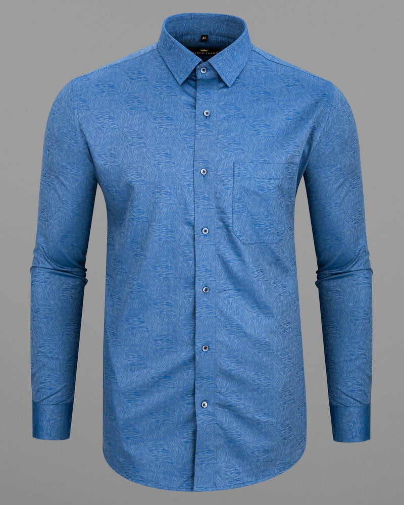 Waikawa Blue Jacquard Textured Premium Giza Cotton Shirt  6520-BLE-38, 6520-BLE-H-38, 6520-BLE-39, 6520-BLE-H-39, 6520-BLE-40, 6520-BLE-H-40, 6520-BLE-42, 6520-BLE-H-42, 6520-BLE-44, 6520-BLE-H-44, 6520-BLE-46, 6520-BLE-H-46, 6520-BLE-48, 6520-BLE-H-48, 6520-BLE-50, 6520-BLE-H-50, 6520-BLE-52, 6520-BLE-H-52