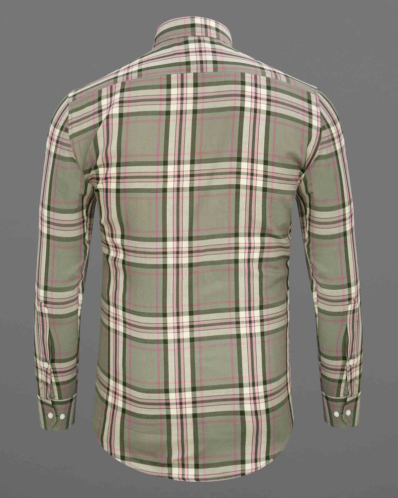 Sandrift Brown with Mondo Green Twill Checkered Premium Cotton Shirt 6526-BD-38, 6526-BD-H-38, 6526-BD-39, 6526-BD-H-39, 6526-BD-40, 6526-BD-H-40, 6526-BD-42, 6526-BD-H-42, 6526-BD-44, 6526-BD-H-44, 6526-BD-46, 6526-BD-H-46, 6526-BD-48, 6526-BD-H-48, 6526-BD-50, 6526-BD-H-50, 6526-BD-52, 6526-BD-H-52