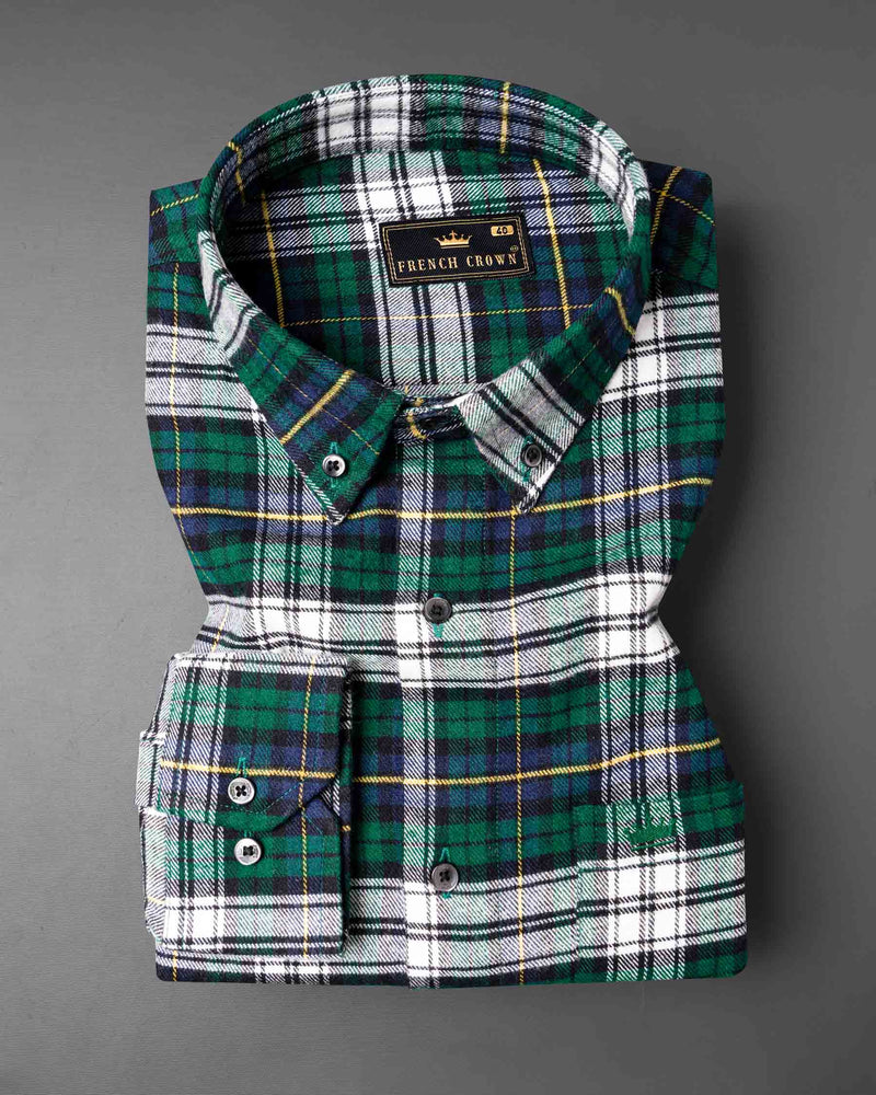 Bright White with Spruce Green Heavyweight Plaid Flannel Shirt 6529-BD-BLK-38, 6529-BD-BLK-H-38, 6529-BD-BLK-39, 6529-BD-BLK-H-39, 6529-BD-BLK-40, 6529-BD-BLK-H-40, 6529-BD-BLK-42, 6529-BD-BLK-H-42, 6529-BD-BLK-44, 6529-BD-BLK-H-44, 6529-BD-BLK-46, 6529-BD-BLK-H-46, 6529-BD-BLK-48, 6529-BD-BLK-H-48, 6529-BD-BLK-50, 6529-BD-BLK-H-50, 6529-BD-BLK-52, 6529-BD-BLK-H-52