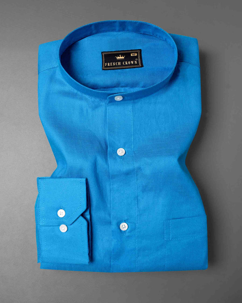 Cerulean Blue Dobby Textured Premium Giza Cotton Shirt 6535-M-38,6535-M-H-38,6535-M-39,6535-M-H-39,6535-M-40,6535-M-H-40,6535-M-42,6535-M-H-42,6535-M-44,6535-M-H-44,6535-M-46,6535-M-H-46,6535-M-48,6535-M-H-48,6535-M-50,6535-M-H-50,6535-M-52,6535-M-H-52