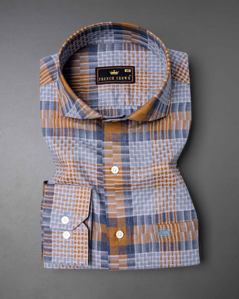 Cape Palliser with Dusk Blue Twill Plaid Premium Cotton Shirt 6537-CA-38,6537-CA-H-38,6537-CA-39,6537-CA-H-39,6537-CA-40,6537-CA-H-40,6537-CA-42,6537-CA-H-42,6537-CA-44,6537-CA-H-44,6537-CA-46,6537-CA-H-46,6537-CA-48,6537-CA-H-48,6537-CA-50,6537-CA-H-50,6537-CA-52,6537-CA-H-52