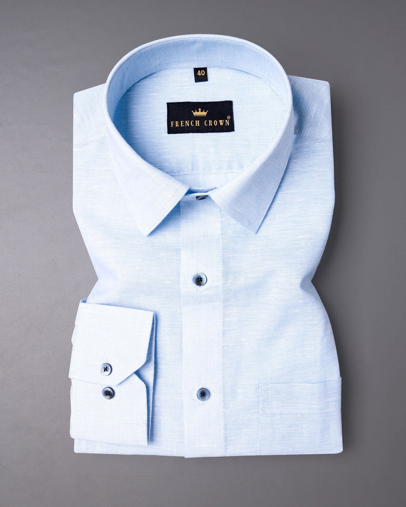 Hawkes Blue Luxurious Linen Shirt 6550-BLE-38,6550-BLE-H-38,6550-BLE-39,6550-BLE-H-39,6550-BLE-40,6550-BLE-H-40,6550-BLE-42,6550-BLE-H-42,6550-BLE-44,6550-BLE-H-44,6550-BLE-46,6550-BLE-H-46,6550-BLE-48,6550-BLE-H-48,6550-BLE-50,6550-BLE-H-50,6550-BLE-52,6550-BLE-H-52