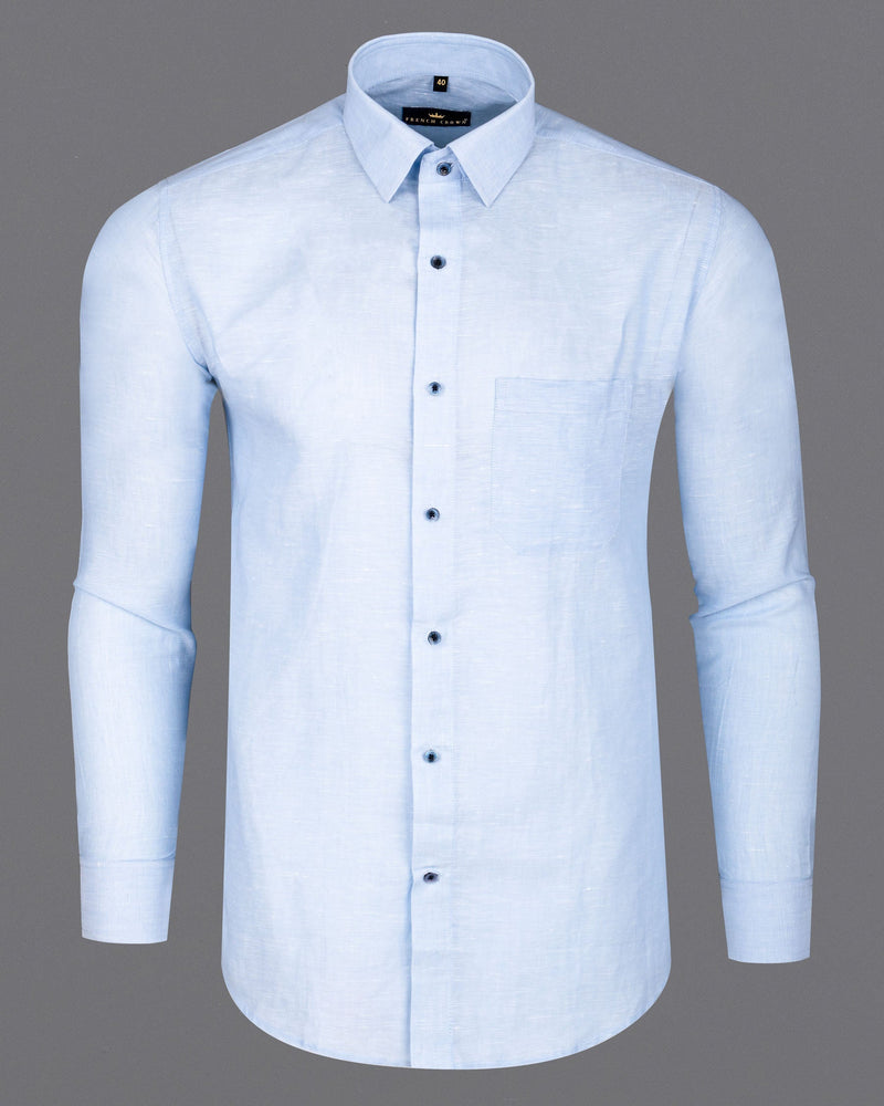 Hawkes Blue Luxurious Linen Shirt 6550-BLE-38,6550-BLE-H-38,6550-BLE-39,6550-BLE-H-39,6550-BLE-40,6550-BLE-H-40,6550-BLE-42,6550-BLE-H-42,6550-BLE-44,6550-BLE-H-44,6550-BLE-46,6550-BLE-H-46,6550-BLE-48,6550-BLE-H-48,6550-BLE-50,6550-BLE-H-50,6550-BLE-52,6550-BLE-H-52