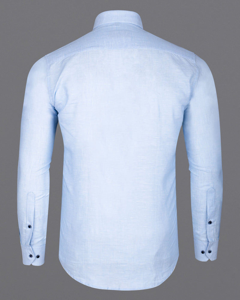 Hawkes Blue Luxurious Linen Shirt 6550-BLE-38,6550-BLE-H-38,6550-BLE-39,6550-BLE-H-39,6550-BLE-40,6550-BLE-H-40,6550-BLE-42,6550-BLE-H-42,6550-BLE-44,6550-BLE-H-44,6550-BLE-46,6550-BLE-H-46,6550-BLE-48,6550-BLE-H-48,6550-BLE-50,6550-BLE-H-50,6550-BLE-52,6550-BLE-H-52